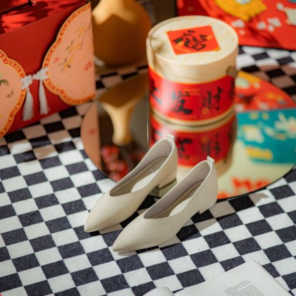 Refined Monochrome Block Heels 单色上班款 