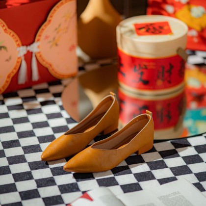 Refined Monochrome Block Heels 单色上班款 