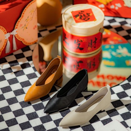 Refined Monochrome Block Heels 单色上班款 