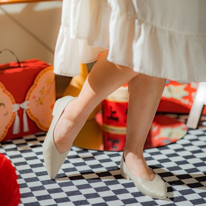 Refined Monochrome Block Heels 单色上班款 