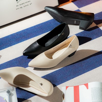 Butterfly Wide Block Heels 蝴蝶宽版款