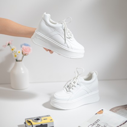 Sleek Hide Sneaker 升级真皮版加高款 