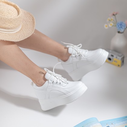 Sleek Hide Sneaker 升级真皮版加高款 