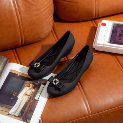 Rhinestones Gem Jelly Shoes 方钻防水款
