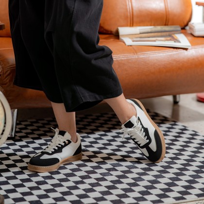 Color-Block Flats Sneakers 拼色平底款