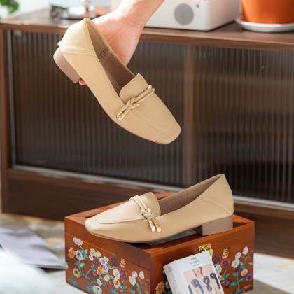 Milky Aesthetic Block Heels 奶呼呼上班款
