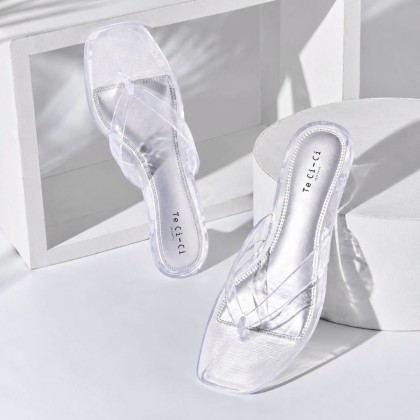 Glass-style Low Heel Sandals 玻璃低跟款 Glass-style Low Heel Sandals 玻璃低跟款