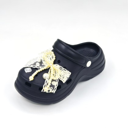 Ivory Lace Bow Sandals 蕾丝洞洞款