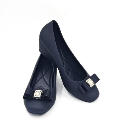 Rhinestone Bow Jelly Shoes 蝴蝶钻防水款
