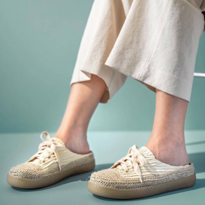 Converse Slip on 麻绳半拖款 